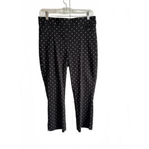 Anne Klein Women's Black Polka Dot Pants Size 10